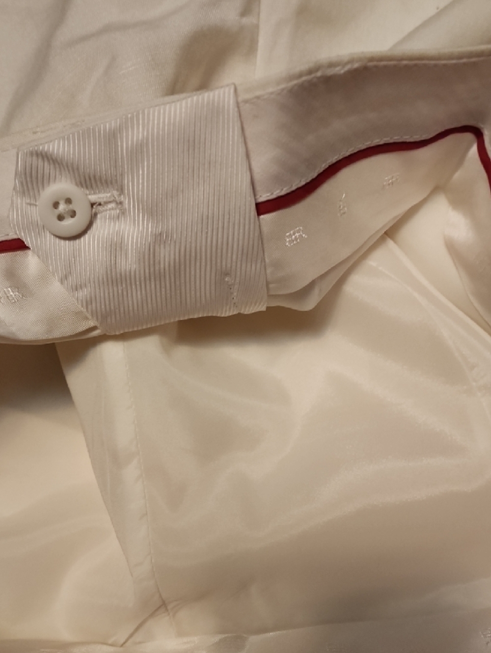 Banana Republic Cream Wide-Leg Linen-Blend Pants - Picture 8 of 10
